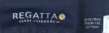 Regatta Men's Blue Cargo Trousers 34