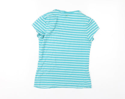Womens UK Size 8 PUMA Blue Basic T-Shirt