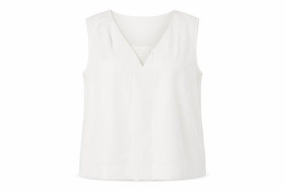 Womens UK Size L French Connection Ivory Basic Blouse