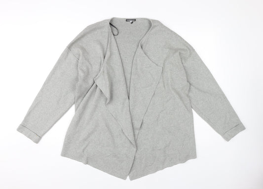 Womens UK Size L Warehouse Grey Cardigan Jumper