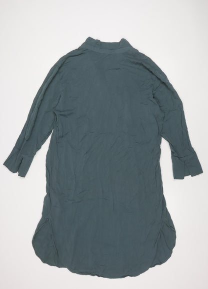 H&M Women's Green Long Sleeve Maternity Dress