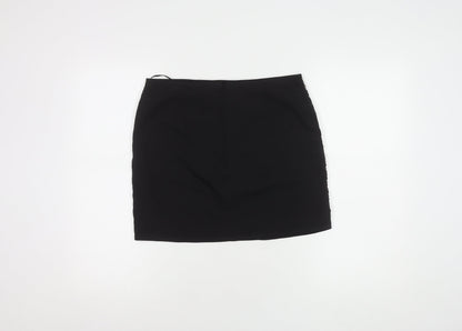 Marks and Spencer Women's Black Sequin Skirt - Size 10