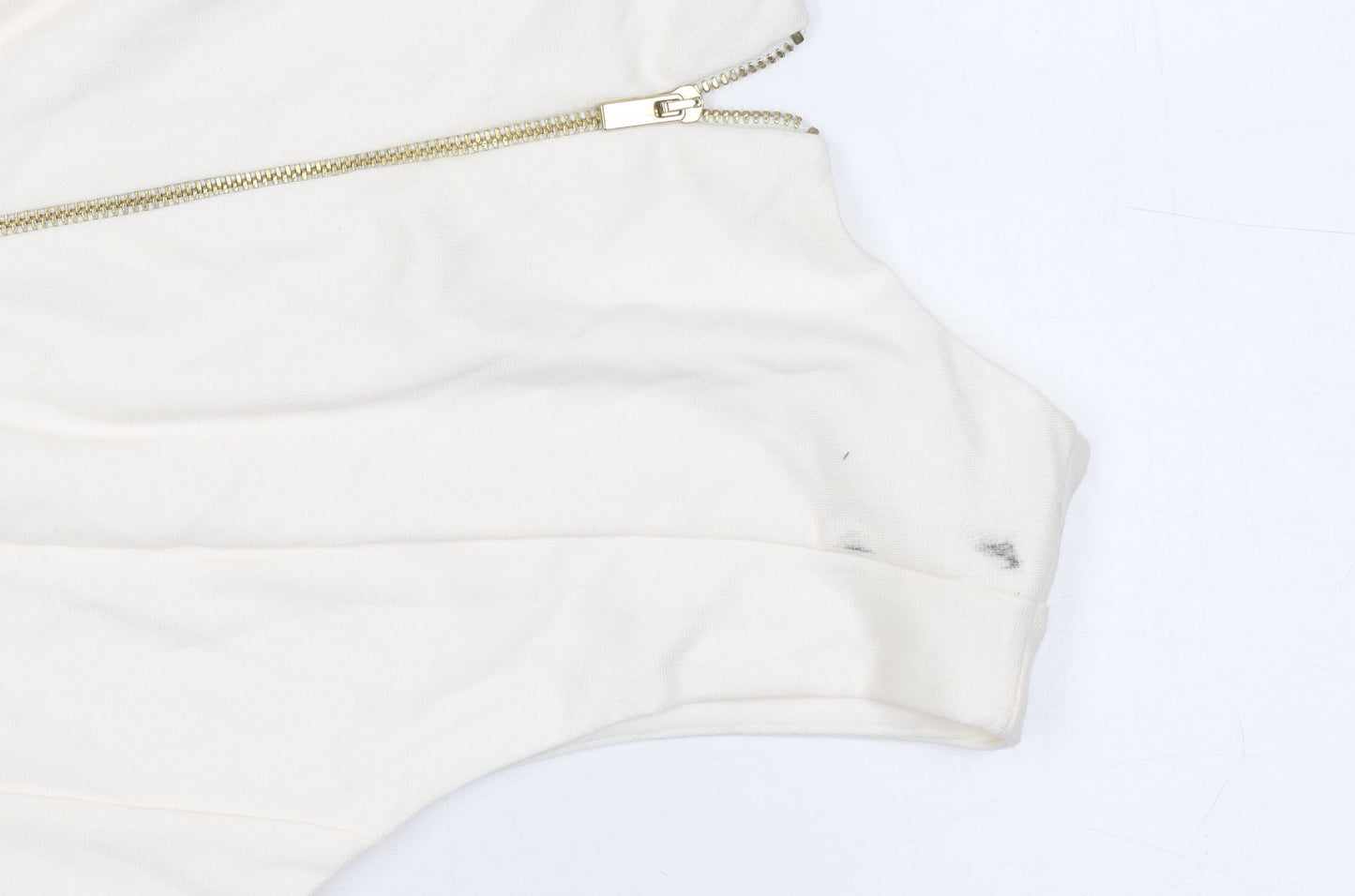 Womens UK Size M H&M Ivory Basic Blouse