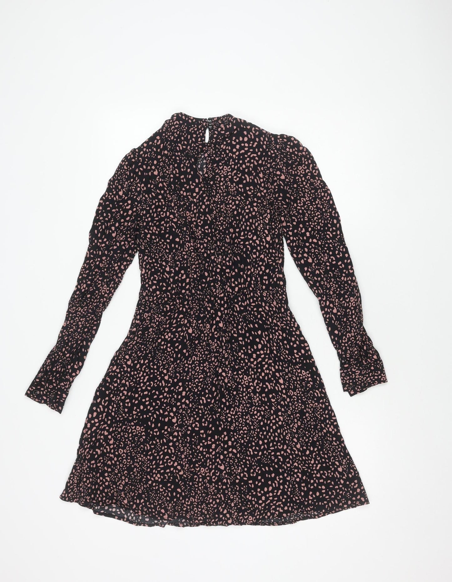 New Look Women's Black Animal Print Dress Size 6