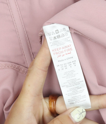 Boohoo Pink Fit & Flare Dress - UK 8, Casual Elegance