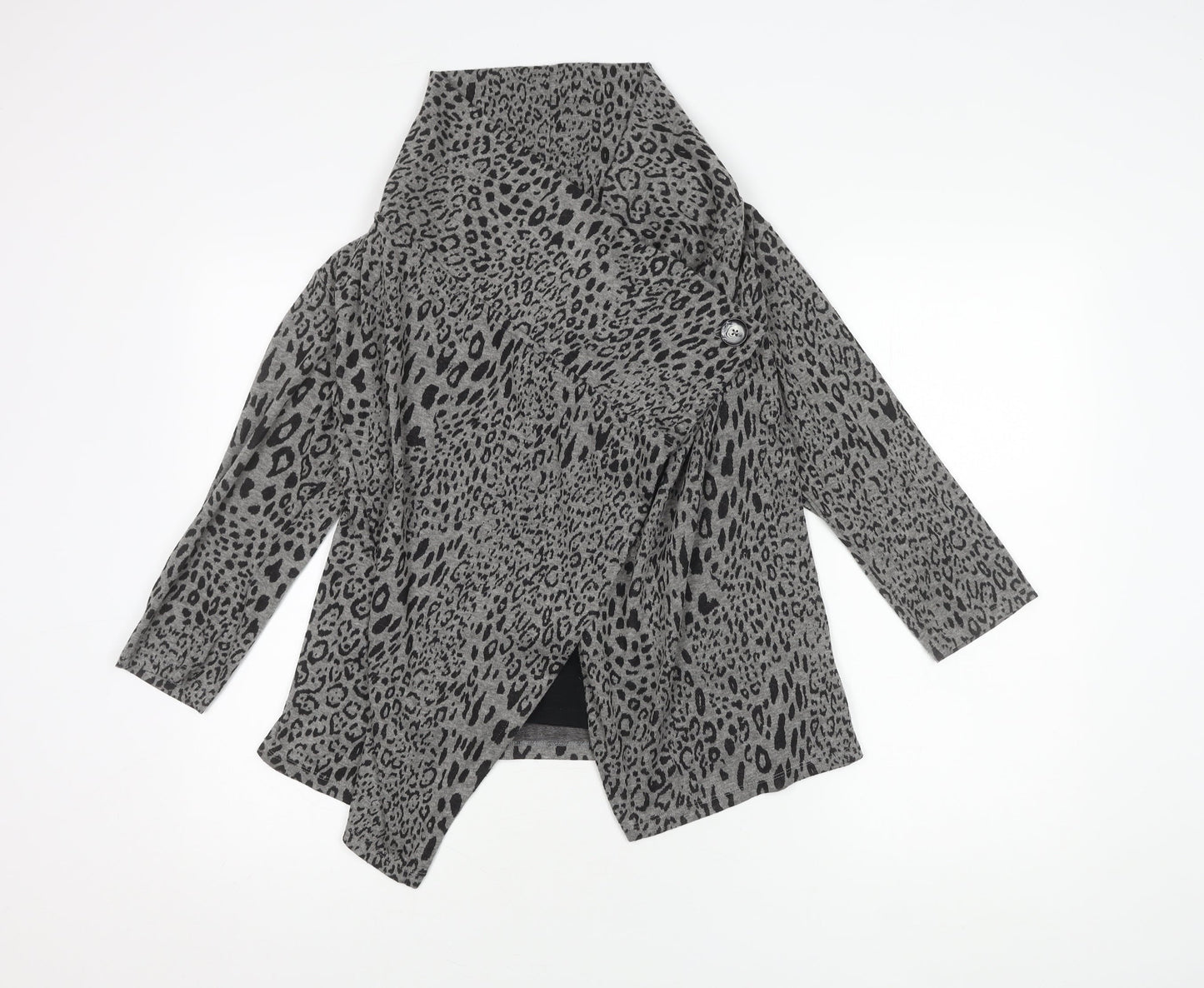 Womens UK Size 8 Marks and Spencer Grey Cardigan Jumper