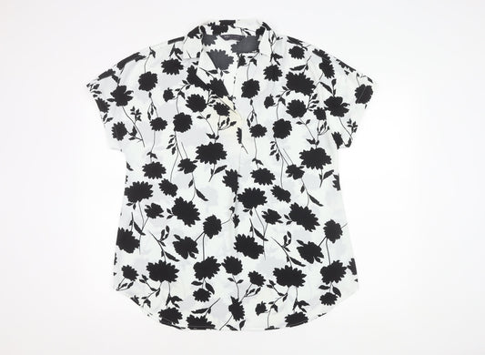 Womens UK Size 10 Marks and Spencer Ivory  Blouse