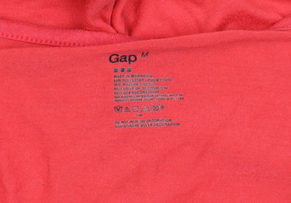 Gap Women's Red Tank Top, M, Ruffle Accent, Casual