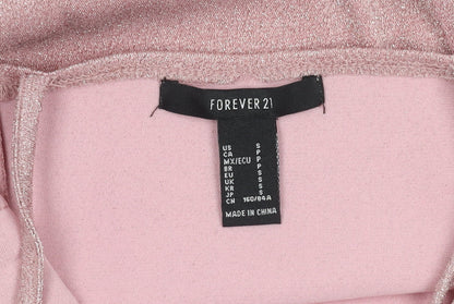 Forever 21 Women's Pink Mini Dress Size 8 Party Wear