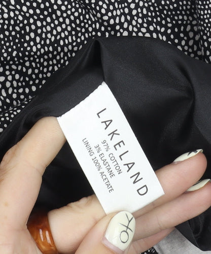 Lakeland Women's Black Sheath Dress Size 14 Sleeveless