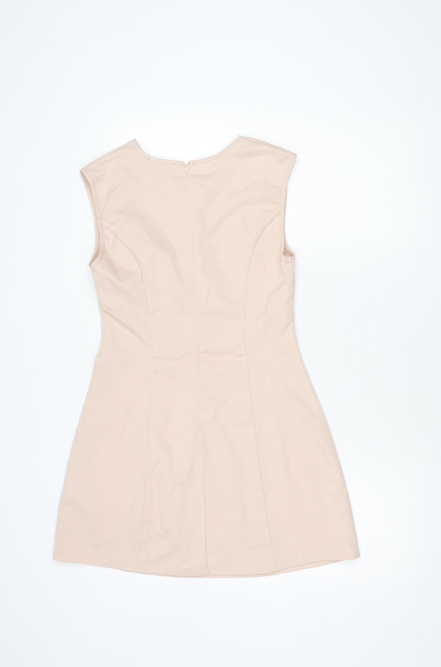 Motel Women's Beige XS A-Line Sleeveless Dress