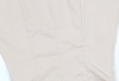 Motel Women's Beige XS A-Line Sleeveless Dress