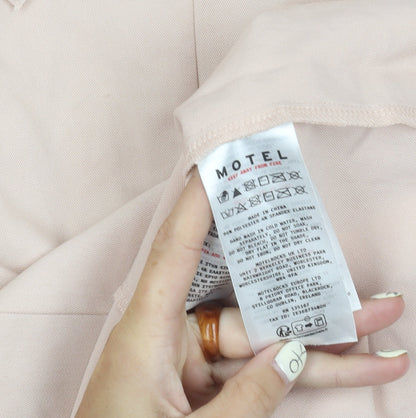 Motel Women's Beige XS A-Line Sleeveless Dress