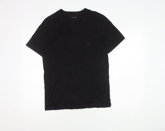 Mens UK Size M HUGO BOSS Black  T-Shirt