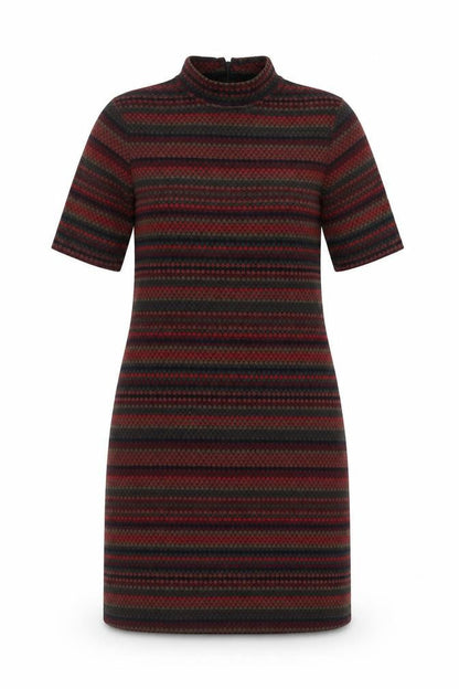 Topshop Women's Multicoloured Shift Dress Size 8