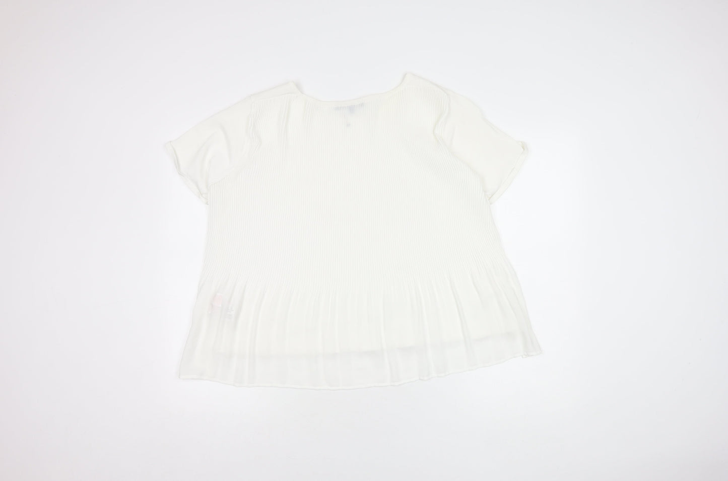 Womens UK Size 18 Marks and Spencer White Basic T-Shirt