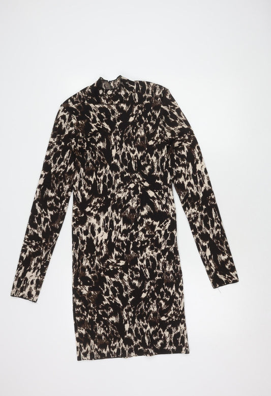 Zara Women's Animal Print Dress Size 12