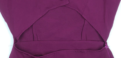 Boohoo Women's Purple Long Sleeve Dress Size 10