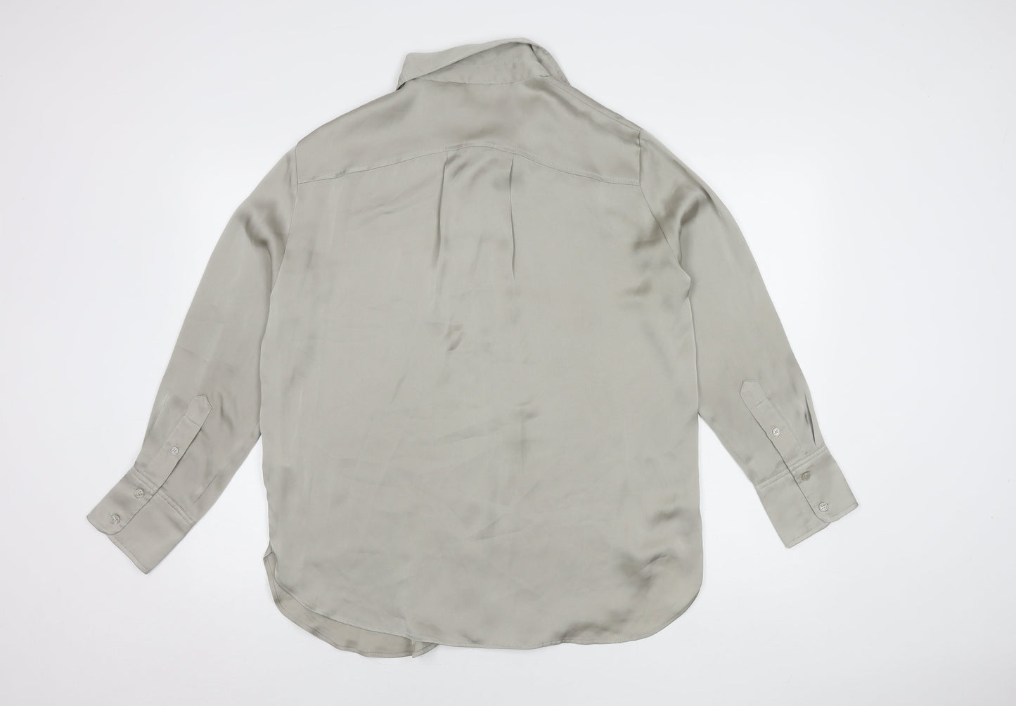 Womens UK Size 12 H&M Beige  Button-Up