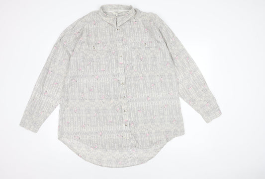 Womens UK Size 18 NEXT Multicoloured Basic Button-Up