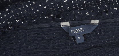 Next Women's Blue A-Line Sleeveless Dress