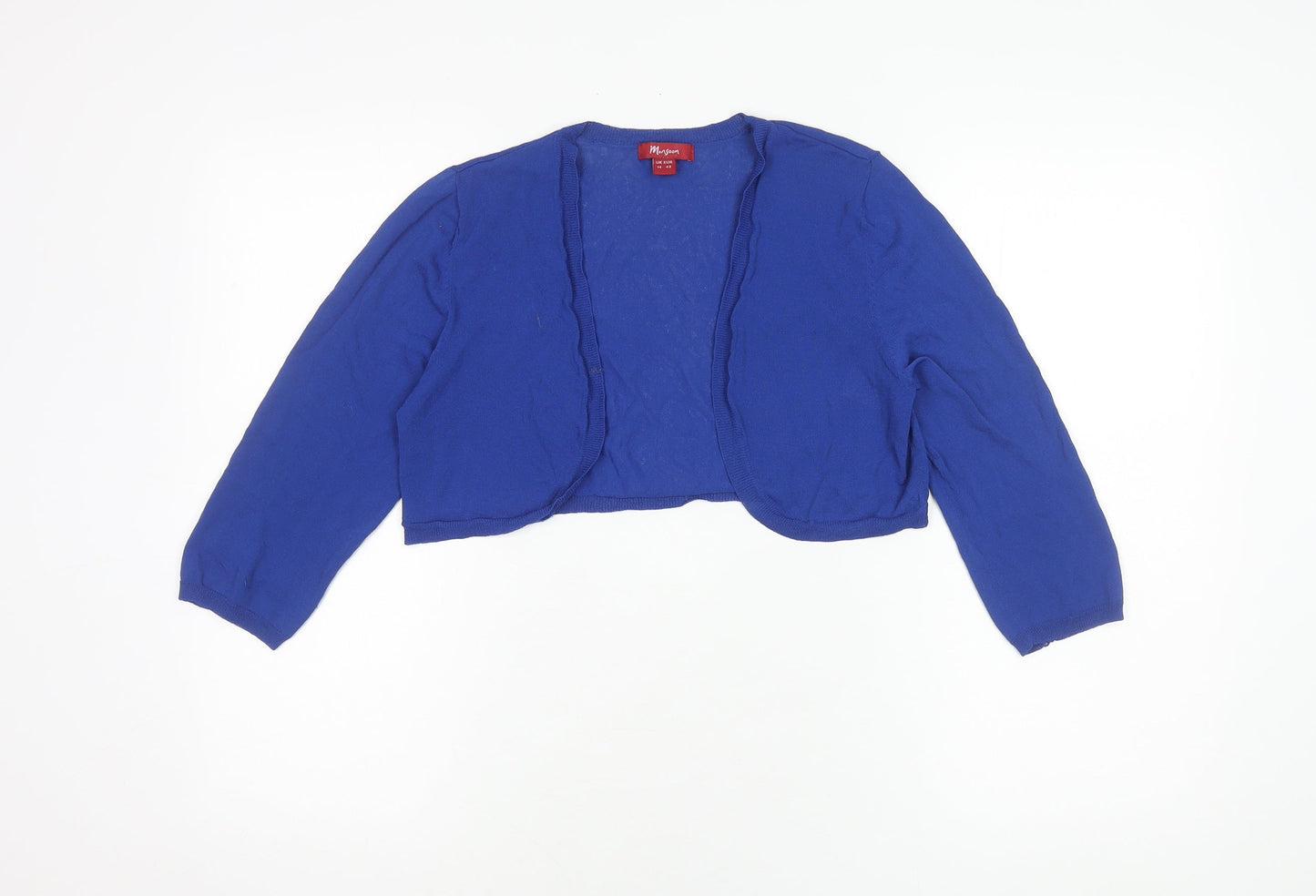Womens UK Size 14 Monsoon Blue Cardigan Jumper