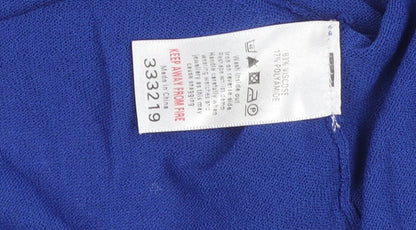 Womens UK Size 14 Monsoon Blue Cardigan Jumper