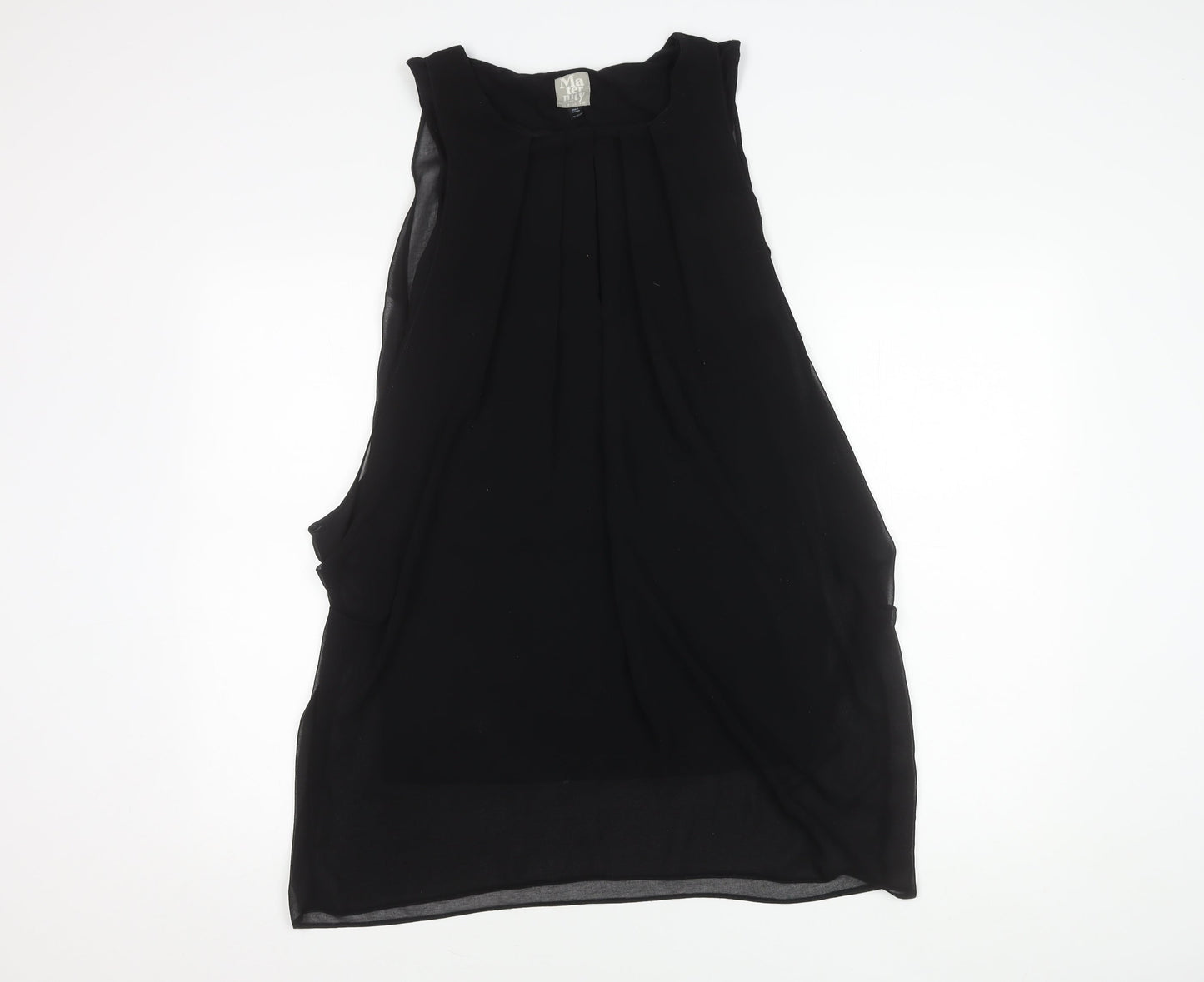 Womens UK Size UK 10 Topshop Black Basic Tank