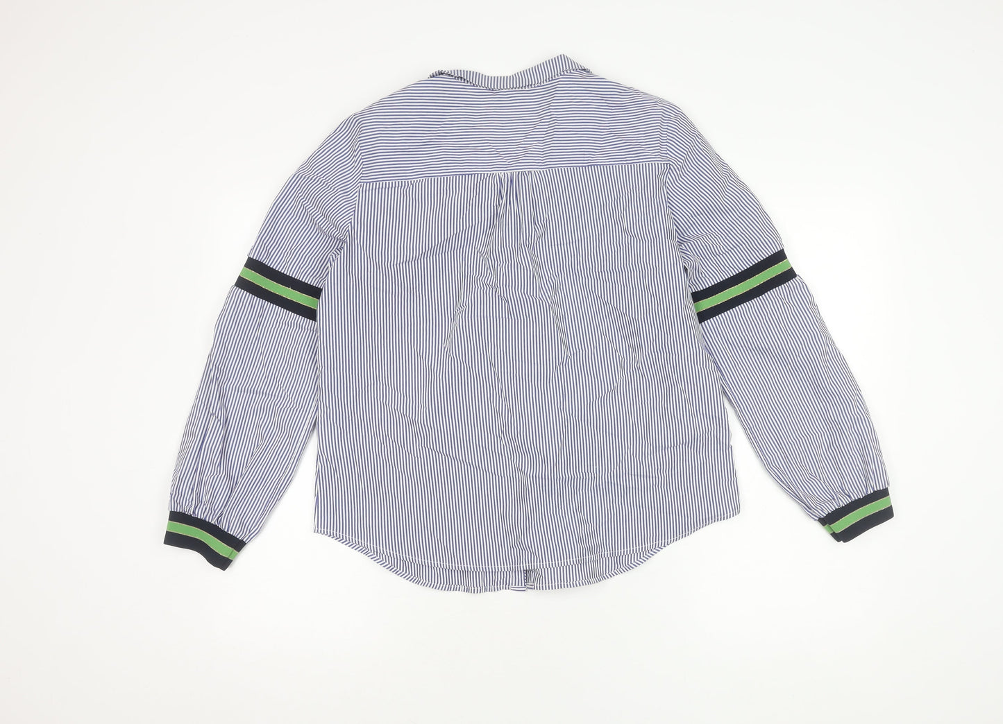 Esprit Women's Striped Multicoloured Cotton Shirt UK 14