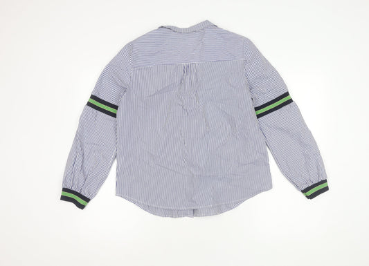 Esprit Women's Striped Multicoloured Cotton Shirt UK 14