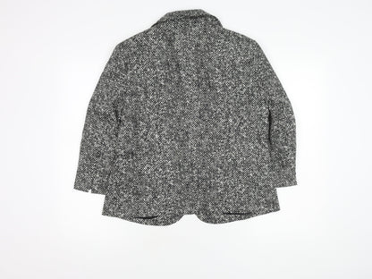 Gerry Weber Women’s Black Spotted Blazer Size 16