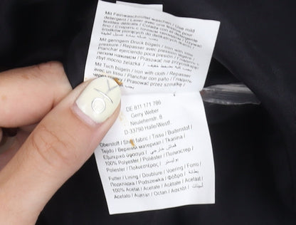 Gerry Weber Women’s Black Spotted Blazer Size 16