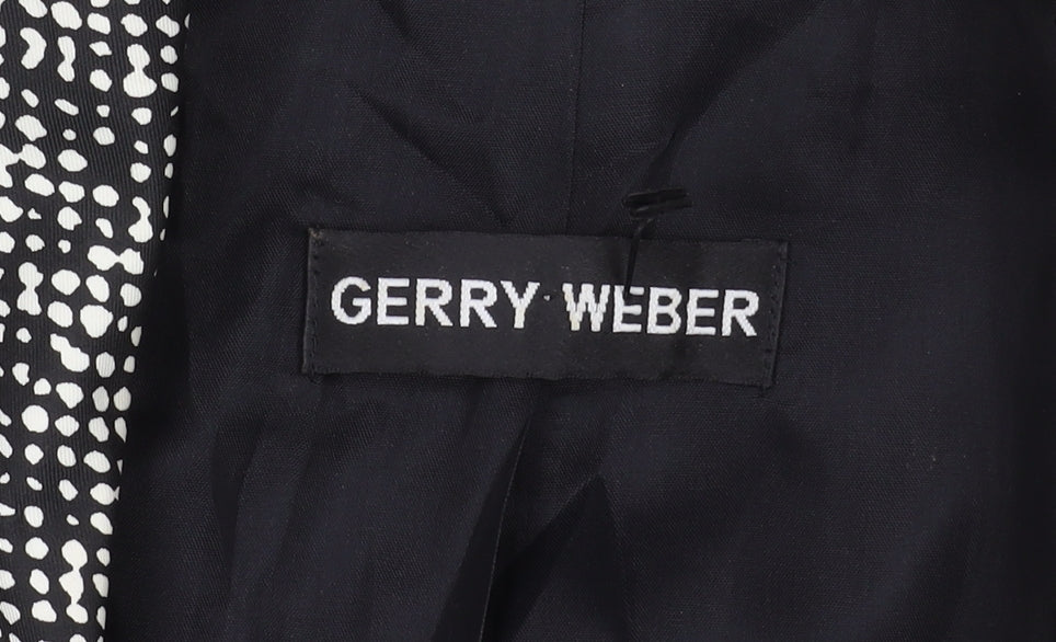 Gerry Weber Women’s Black Spotted Blazer Size 16