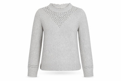 FatFace Women's Grey High Neck Pullover Jumper Size 10