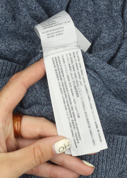 Hollister Men's Blue Pullover Jumper L Crew Neck