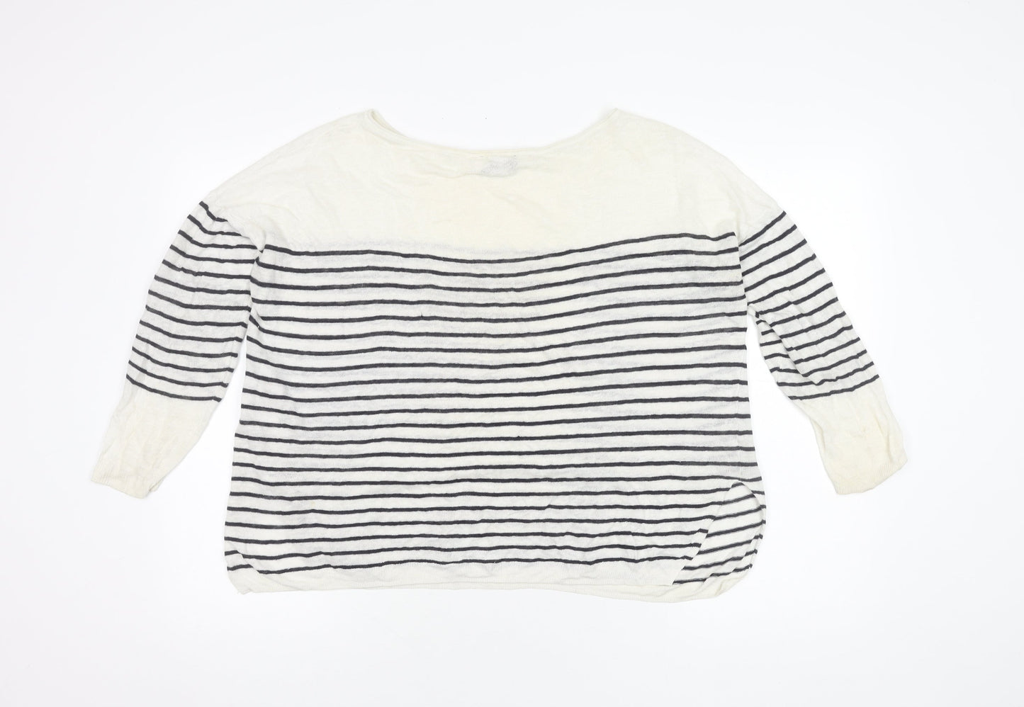 Womens UK Size M Mint Velvet White Pullover Jumper
