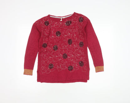 Womens UK Size 6 White Stuff Red Pullover Jumper