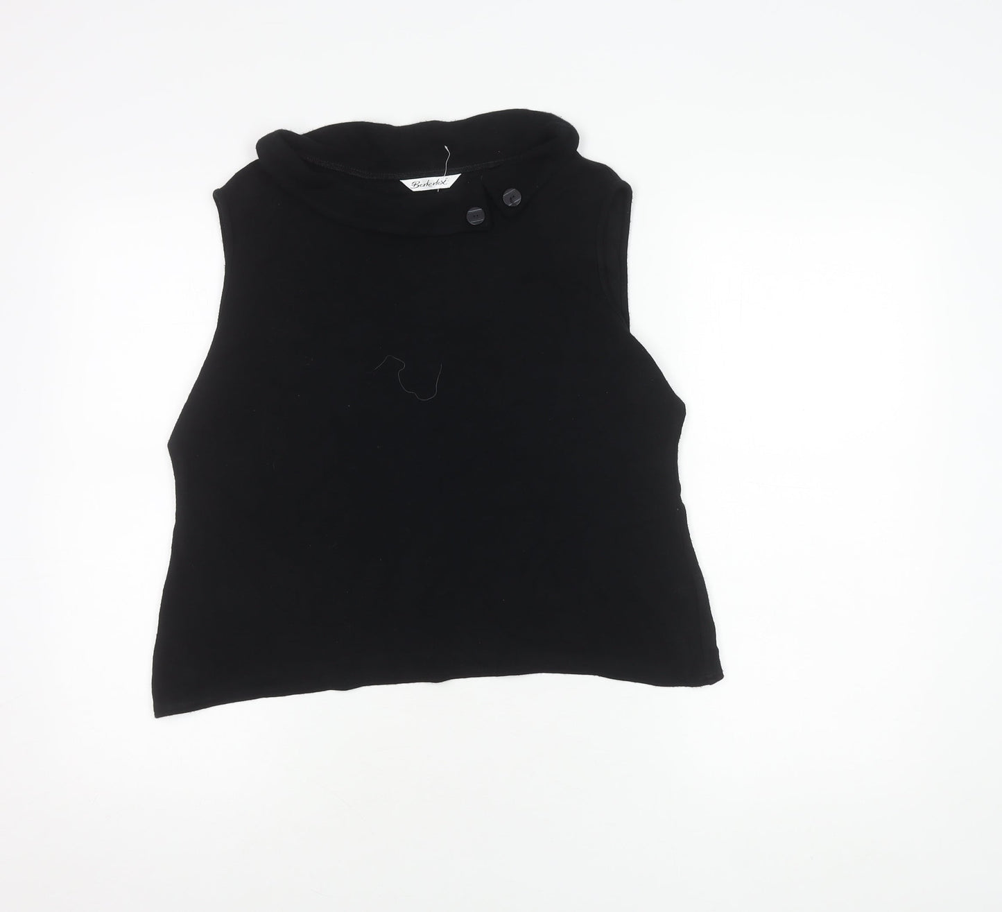 Womens UK Size 20 Berketex Black Basic Blouse