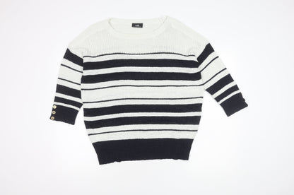 Womens UK Size L Wallis Multicoloured Pullover Jumper