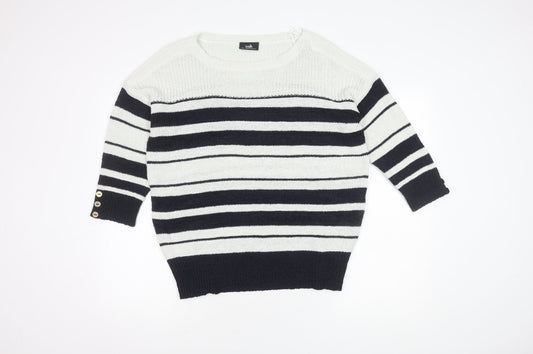 Womens UK Size L Wallis Multicoloured Pullover Jumper