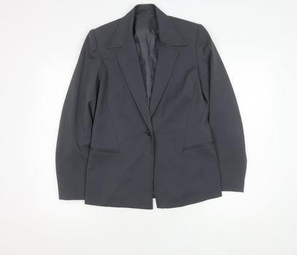 Topshop Women's Grey Suit Jacket Size 12