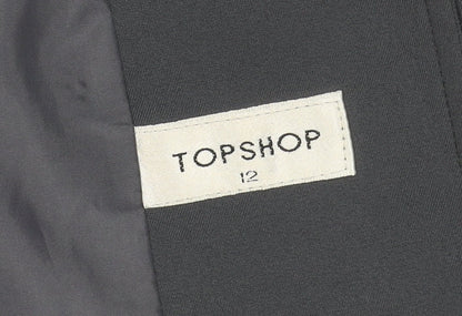 Topshop Women's Grey Suit Jacket Size 12