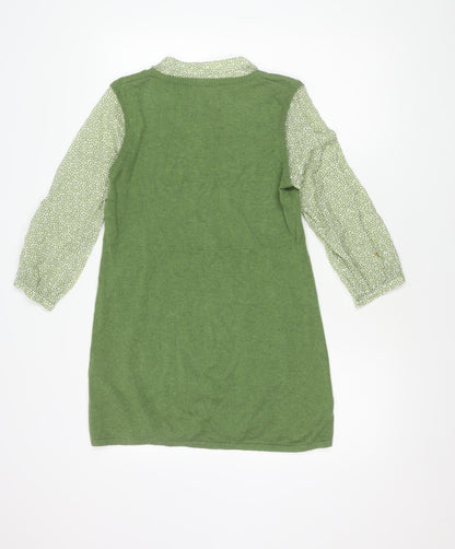 Rocha John Rocha Green Blouson Dress, Size 10, Women's Casual