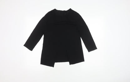 Womens UK Size 10 Wallis Black Cardigan Jumper