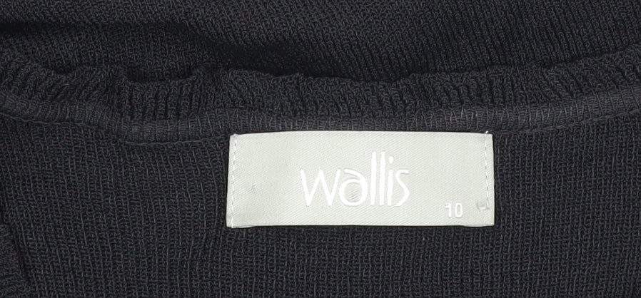 Womens UK Size 10 Wallis Black Cardigan Jumper