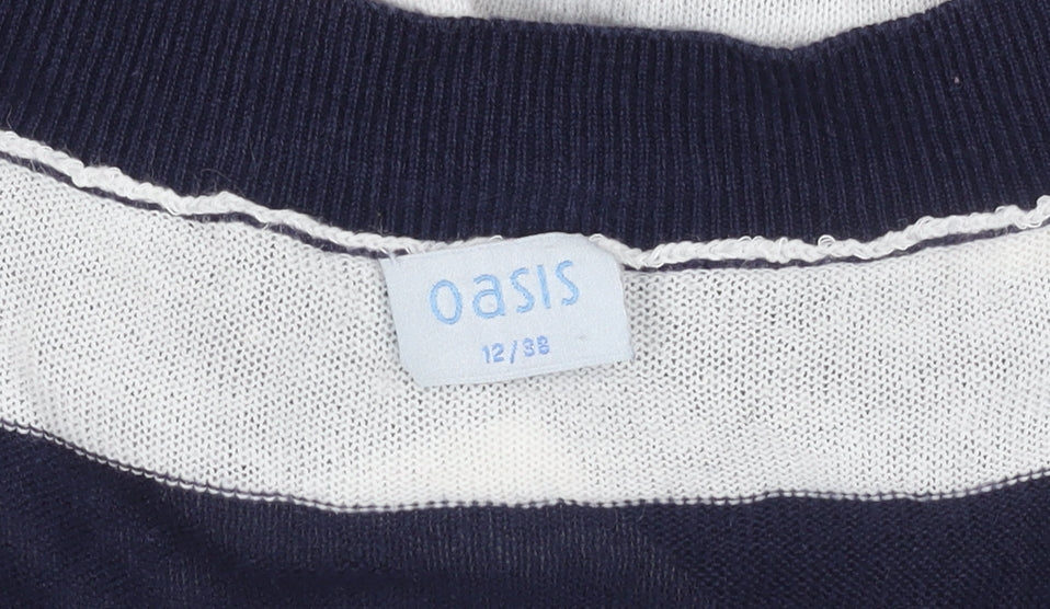 Womens UK Size 12 Oasis Multicoloured Pullover Jumper