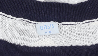 Womens UK Size 12 Oasis Multicoloured Pullover Jumper