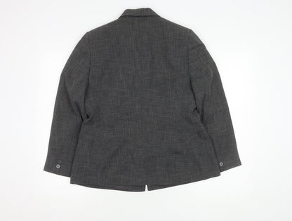 Womens UK Size 14 Planet Regular Grey Suit Jacket