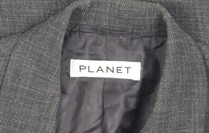 Womens UK Size 14 Planet Regular Grey Suit Jacket