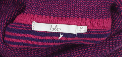 Womens UK Size 14-16 Isle Multicoloured Pullover Jumper
